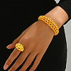 Vintage Luxurious Zinc Alloy Middle Eastern Style Jewelry Set for Women YU2204-3