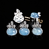 Natural Aquamarine Beads PW-WGABD2F-04-1