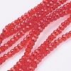 Transparent Glass Beads Strands X-GLAA-R135-2mm-17-1