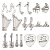 SUNNYCLUE 72Pcs 9 Style Tibetan Style Alloy Pendants FIND-SC0003-71-1