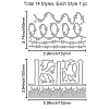 Carbon Steel Cutting Dies Stencils DIY-WH0309-1991-6