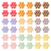 90Pcs 9 Colors Opaque Acrylic European Beads SACR-TA0001-30-1