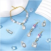 20Pcs Brass Cubic Zirconia Charms ZIRC-YW0001-12-6