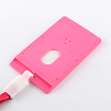 Frosted Plastic Neck Strap Card Holders X-AJEW-R043-A05-3