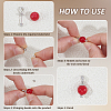 2Pcs Rhomdium Plated Sterling Silver Pendant Bails STER-BC0003-15-3