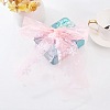 BENECREAT Snowflake Deco Mesh Ribbons OCOR-BC0006-05F-7
