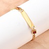 304 Stainless Steel Link Bracelets BJEW-A146-03G-4