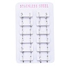 304 Stainless Steel Huggie Hoop Earrings EJEW-L252-042P-3
