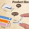 3Pcs 3 Colors Polyester Clothes Organizer Elastic Bands FIND-CN0001-68A-2