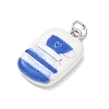 Printed Brass Enamel Pendants KK-CBA9B3D-03P-04-2