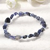 Natural Tanzanite Beaded Stretch Bracelets GG-CBA05D5-02A-11A-2