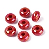 Valentine's Day Opaque Acrylic European Beads OACR-E033-19M3-5