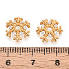 925 Sterling Silver Micro Pave Clear Cubic Zirconia Bead Caps STER-T008-42G-3
