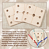 24Pcs Wood Tool for Knitting Loom Accessories TOOL-GA0001-90B-01-4