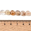 Natural Yellow Hematoid Quartz Golden Healer Quartz Beads Strands GG-CBA4808-H01-02-5