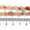 Natural Ferruginous Quartz Beads Strands G-H297-C13-01-4