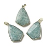 Natural Amazonite Pendants G-A099-01G-01-1