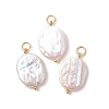 Natural Baroque Keshi Pearl Pendants PALLOY-JF05259-01-1