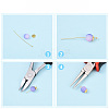 Brass Ball Head Pins KK-YW0004-03E-G-3