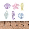 Ocean Theme Transparent Plastic Beads KY-N025-59-4