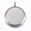 316 Surgical Stainless Steel Diffuser Locket Pendants STAS-H404-48G-3