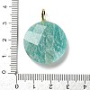 Natural Amazonite Faceted Pendants G-A287-02G-05-3