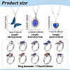 ANATTASOUL Mood Ring & Pendant Necklaces SJEW-AN0001-38-2