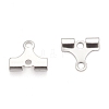 Tarnish Resistant 304 Stainless Steel Folding Crimp Ends STAS-M250-02-2