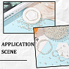 1300Pcs 4 Styles CCB Plastic Beads Sets CCB-PA0001-02S-5