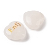 Natural Quartz Crystal Heart Engraving MBTI Figurines Statues for Home Office Desk Decorations X1-G-K353-05M-2
