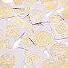 Self Adhesive Brass Stickers DIY-TA0008-39-10