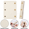 4Pcs Detachable PU Imitation Leather Bag Handle Wrap PURS-BBC0001-08C-3