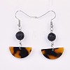 Cellulose Acetate(Resin) Dangle Earring EJEW-JE03159-02-2