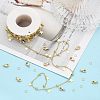 CHGCRAFT DIY Star Beaded Satellite Chains Bracelet Necklace Making Kit DIY-CA0005-09-4