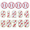 5Pcs Polyester Thread Cloth Patches PATC-DC0001-13-1