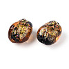 Handmade Foil Lampwork Beads Strands FOIL-T008-07E-3
