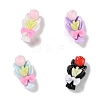 Opaque Resin Cabochons RESI-K027-33B-2