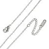 1.6MM 304 Stainless Steel Cable Chain Necklaces for Women SA-CBACA62-03P-4