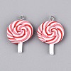 Handmade Polymer Clay Pendants CLAY-N013-30A-01-1