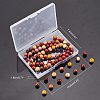 Natural Mookaite Round Beads Strands G-AR0001-60-7