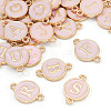 26Pcs Alloy Enamel Letter A~Z Connector Charms FIND-TAC0028-14C-3