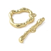 Brass Toggle Clasps KK-P290-14G-2