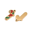 Christmas 304 Stainless Steel Enamel Pendants SA-CBA85C0-02H-G-2
