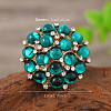 Transparent Resin with Alloy Finger Rings CX4663-2-3
