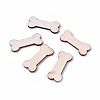 Wood Cabochons WOOD-WH0021-27-2