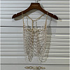 Alloy & Imitation Pearl Multi-Layer Sexy Body Chains for Women WG0D9A8-02-2