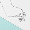 Wishing Tree 925 Sterling Silver Cubic Zirconia Pendant Necklaces for Women NJEW-BB72248-A-5