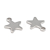 Tarnish Resistant 304 Stainless Steel Charms STAS-G190-27P-A-5