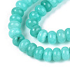 Dyed Natural White Jade Beads Strands X-G-T139-59A-10-3