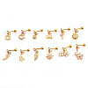 Brass Micro Pave Clear Cubic Zirconia Crown Cartilage Earrings WGFF6D3-26-2